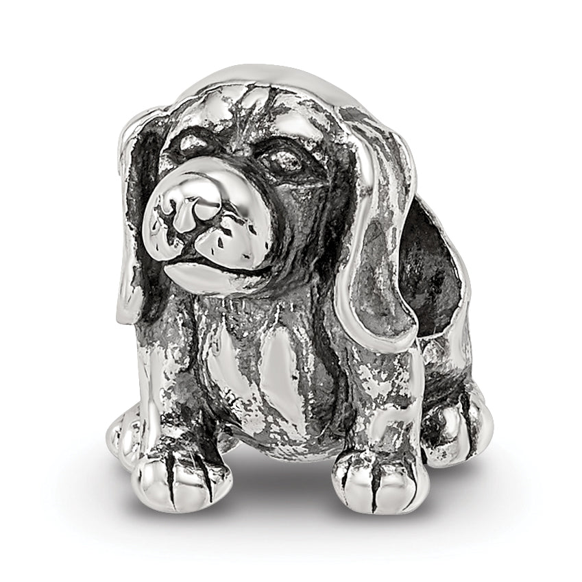 Sterling Silver Reflections Beagle Bead Main image