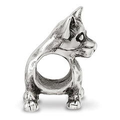 Sterling Silver 925 Chihuahua Bead with Antiqued Finish  Elegant Keepsake for Dog Lovers