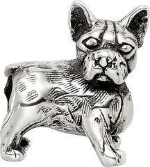 Sterling Silver Reflections Boston Terrier Bead
