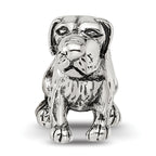 Sterling Silver 925 German Shorthaired Pointer Bead with Antiqued Finish  Dog Lover's Tribute