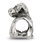 Sterling Silver 925 Labrador Retriever Bead with Antiqued Finish  A Timeless Tribute for Dog Lovers