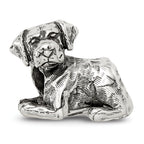 Sterling Silver 925 Labrador Retriever Bead with Antiqued Finish  A Timeless Tribute for Dog Lovers