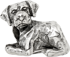 **Sterling Silver 925 Labrador Retriever Bead with Antiqued Finish  A Timeless Tribute for Dog Lovers**