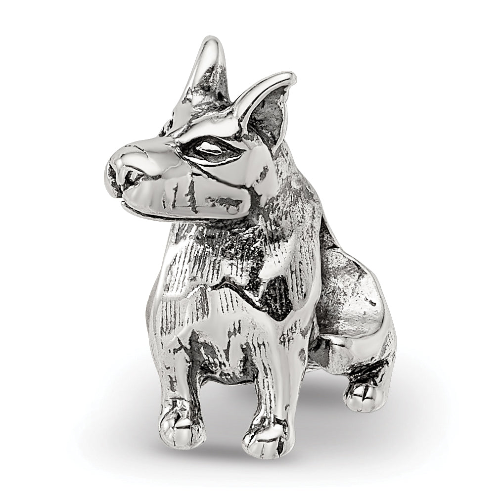 Sterling Silver Reflections Doberman Pinscher Bead Main image