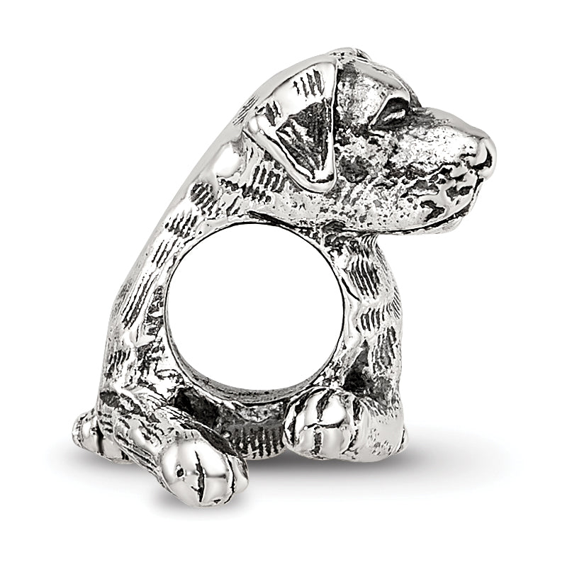 Sterling Silver Reflections Rottweiler Bead