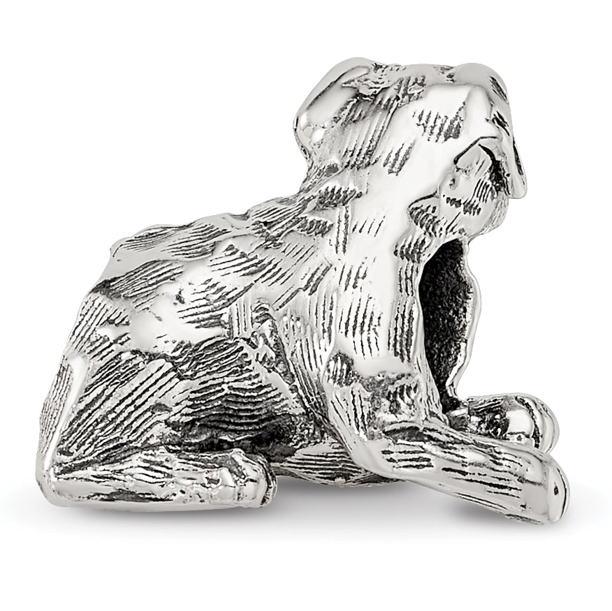 Sterling Silver Reflections Rottweiler Bead