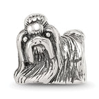 Sterling Silver 925 Shih Tzu Bead with Antiqued Finish  Elegant Pet LoverÃƒÆ’Ã†â€™Ãƒâ€šÃ‚Â¢ÃƒÆ’Ã‚Â¢ÃƒÂ¢Ã¢â€šÂ¬Ã…Â¡Ãƒâ€šÃ‚Â¬ÃƒÆ’Ã‚Â¢ÃƒÂ¢Ã¢â€šÂ¬Ã…Â¾Ãƒâ€šÃ‚Â¢s Charm