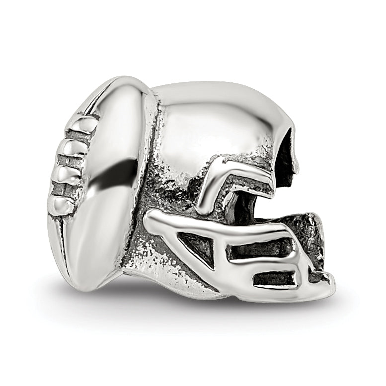 Sterling Silver Reflections Football Helmet Bead Main image