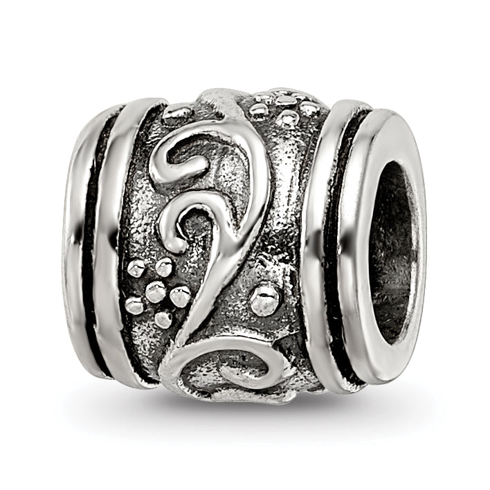 Sterling Silver Reflections Floral Bead Main image