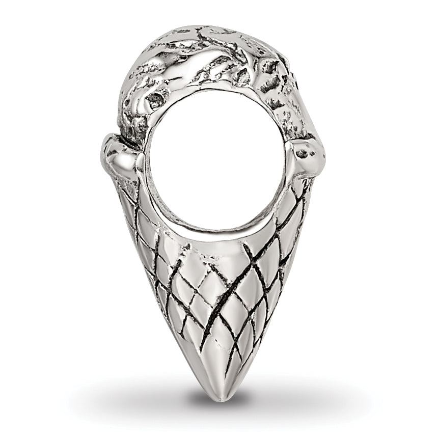 Sterling Silver Reflections Ice Cream Cone Bead Secondary image