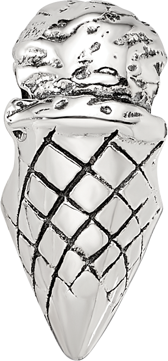 Sterling Silver Reflections Ice Cream Cone Bead