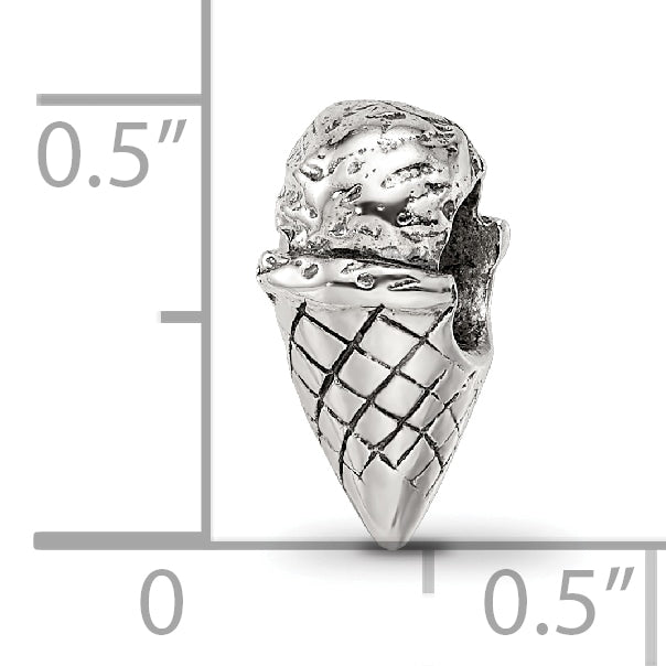 Sterling Silver Reflections Ice Cream Cone Bead
