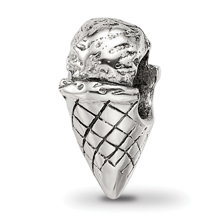 Sterling Silver Reflections Ice Cream Cone Bead Main image