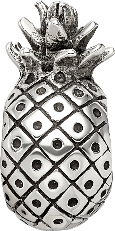 Sterling Silver Reflections Pineapple Bead