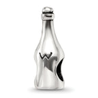 Sterling Silver Reflections Wine/Champagne Bottle Bead