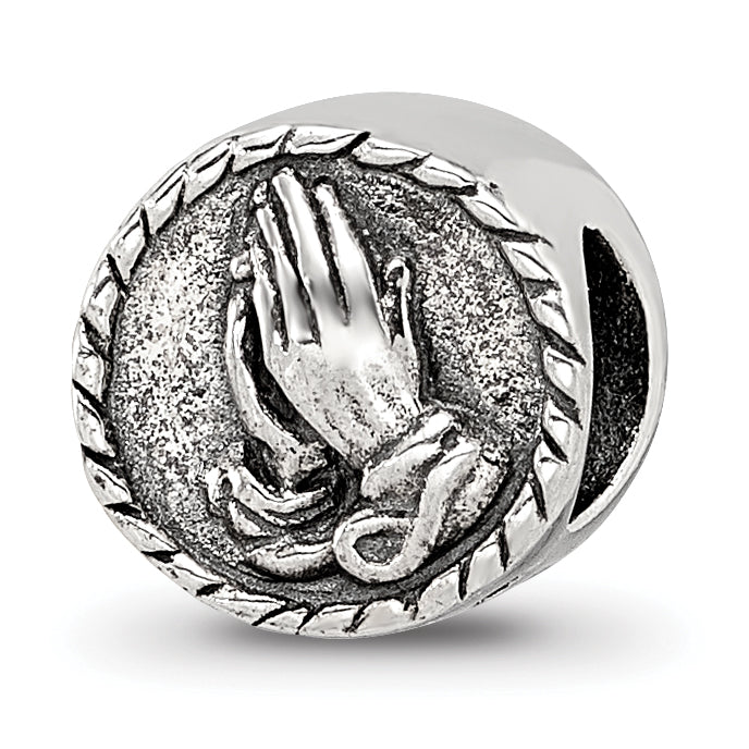 Sterling Silver Reflections Praying Hands Bead Main image