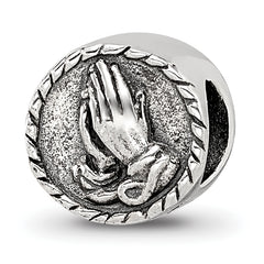 Sterling Silver Reflections Praying Hands Bead