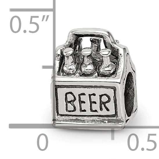 Sterling Silver Reflections 6-pack Beer Bead