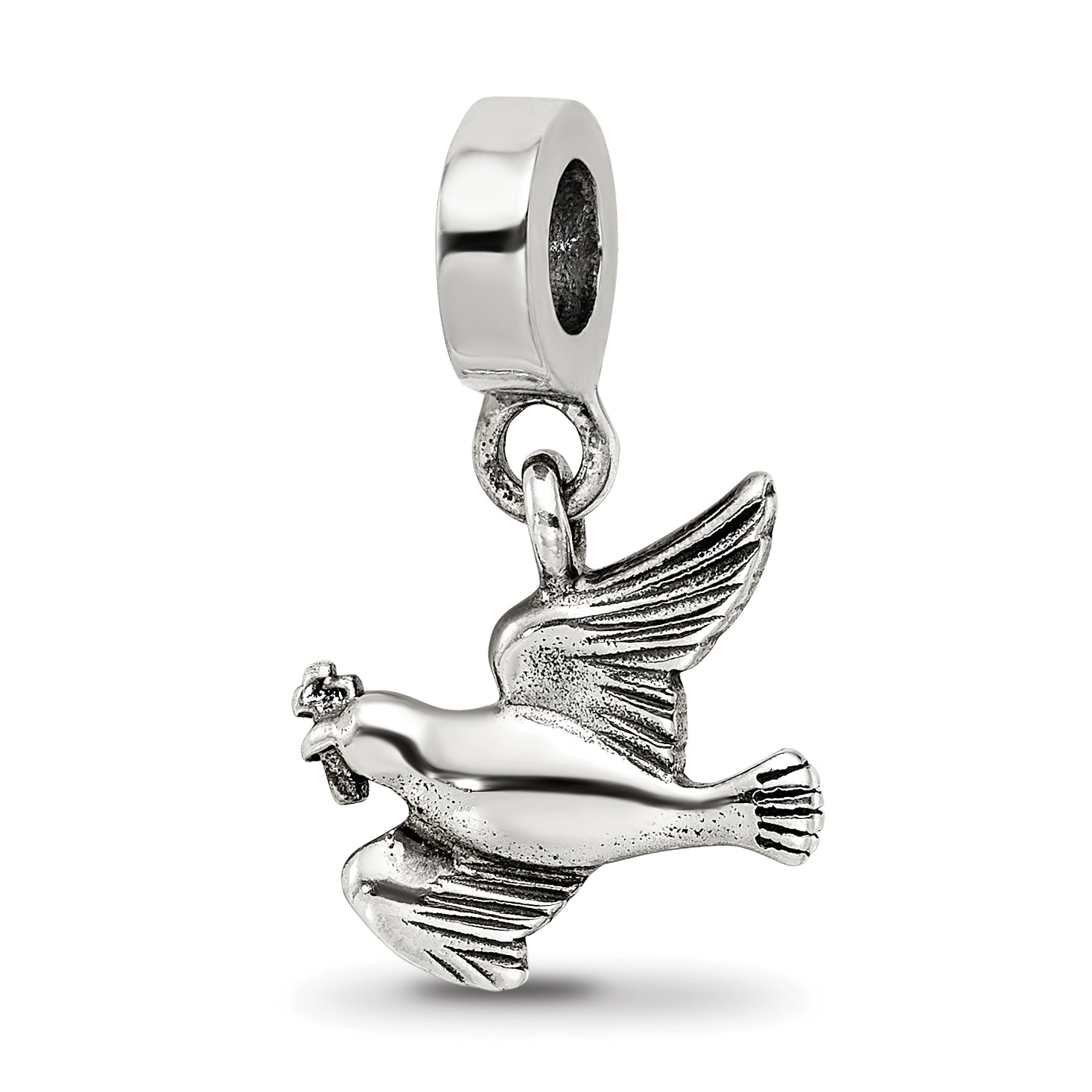 Sterling Silver Reflections Dove Dangle Bead Main image