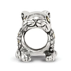 Sterling Silver 925 Marcasite Rabbit Bead Polished Solid Finish