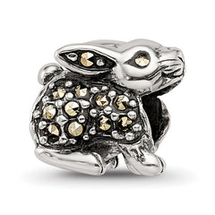 Sterling Silver Reflections Marcasite Rabbit Bead