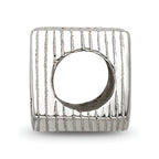 Sterling Silver 925 Enameled Blackjack Bead with Polished Finish Elegant Theme