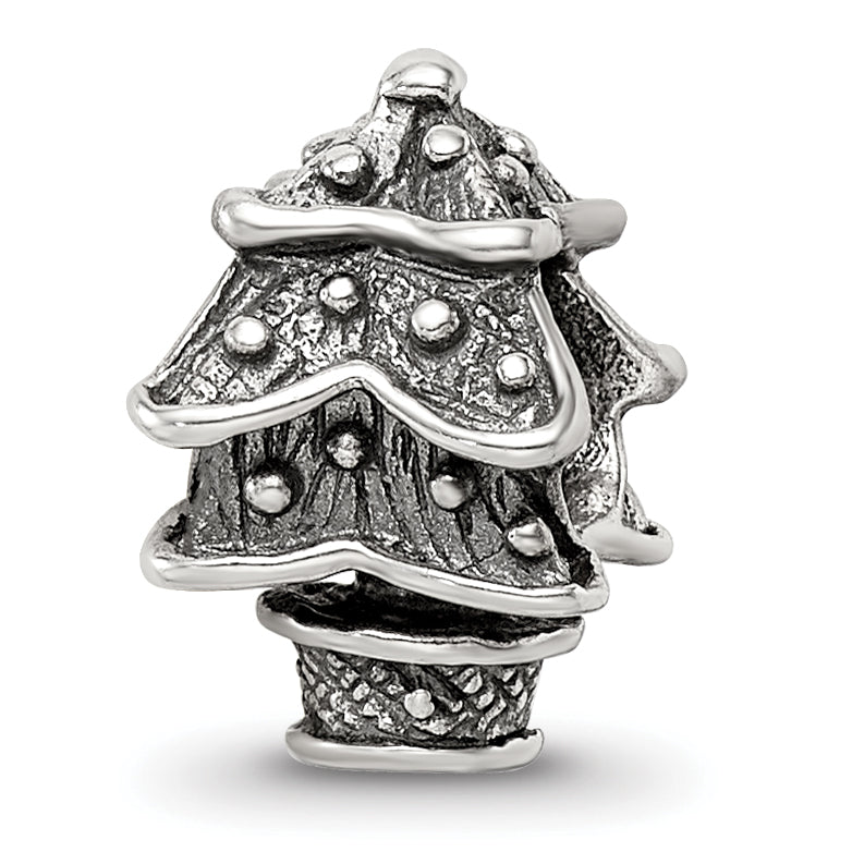 Sterling Silver Reflections Christmas Tree Bead
