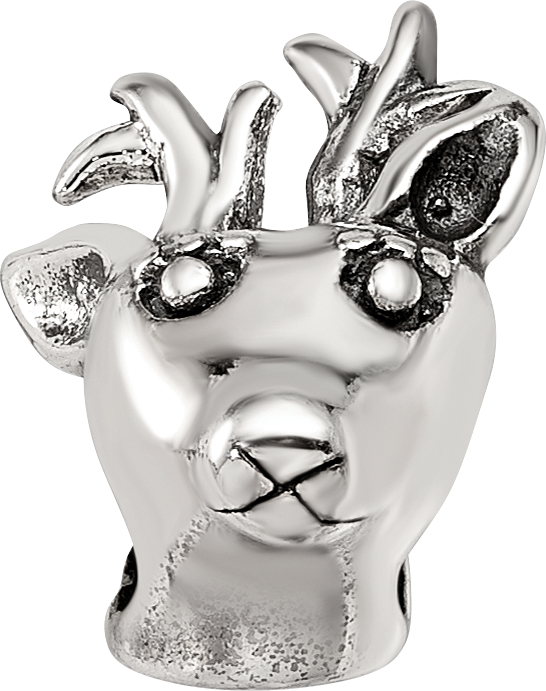 Sterling Silver Reflections Reindeer Bead