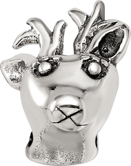 Sterling Silver Reflections Reindeer Bead