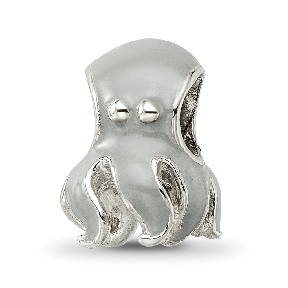 Sterling Silver Reflections Enameled Octopus Bead Main image