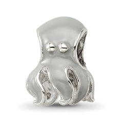 Sterling Silver Reflections Enameled Octopus Bead