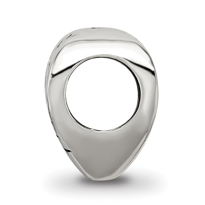 Sterling Silver 925 True Love Bead with Antiqued Finish Solid Secondary image