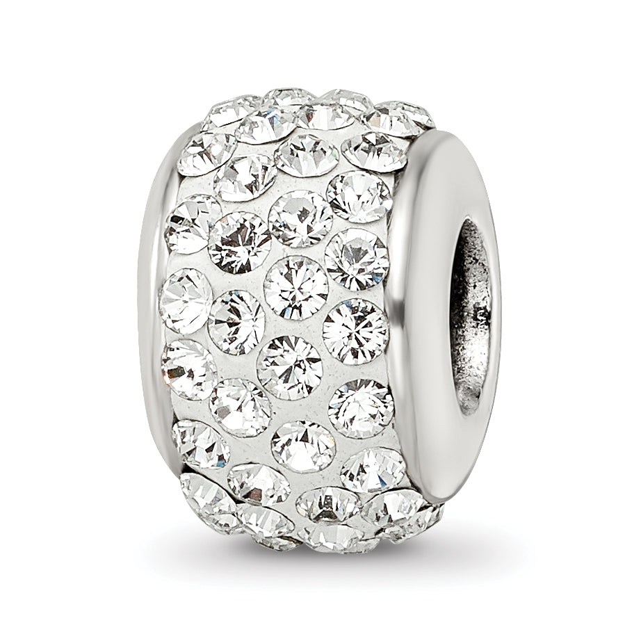 Sterling Silver Reflections White Full Preciosa Crystal Bead Main image