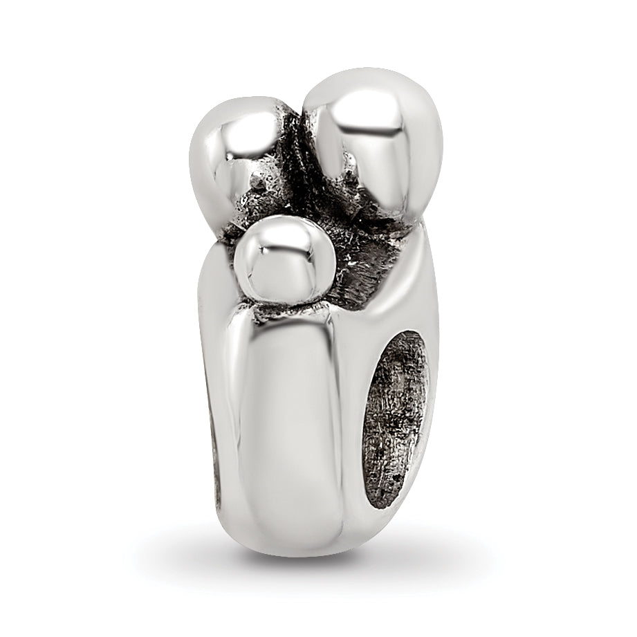 Sterling Silver Reflections Family of 3 Bead Main image