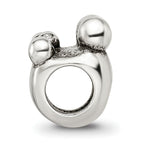 Sterling Silver 925 Family of 5 Bead with Antiqued Finish Solid Cast