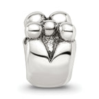 Sterling Silver 925 Family of 5 Bead with Antiqued Finish Solid Cast