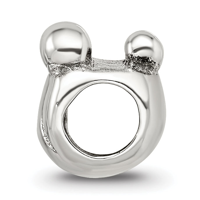 Sterling Silver 925 Family of 4 Themed Bead with Antiqued Finish