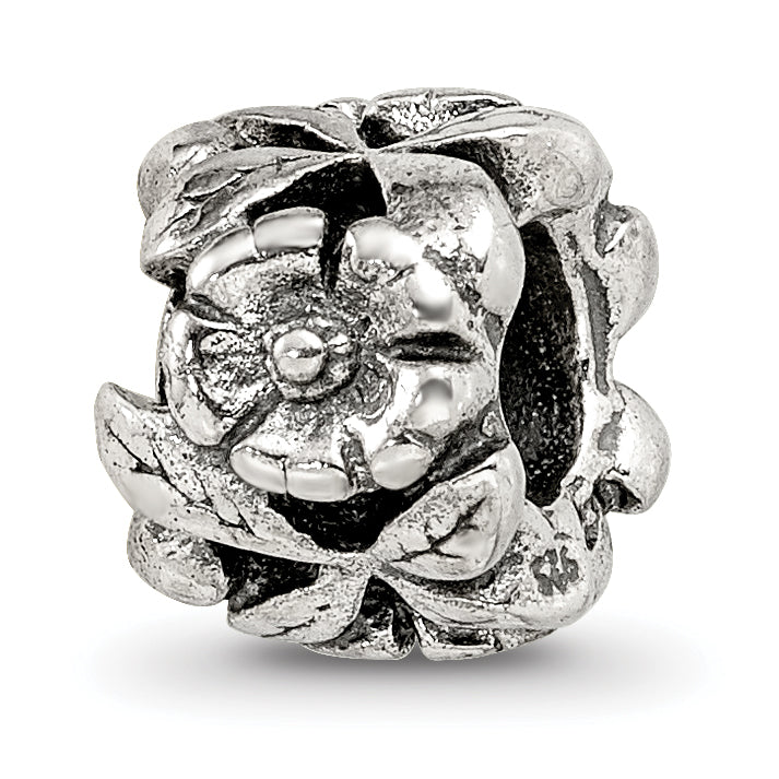 Sterling Silver Reflections Floral Bead Main image