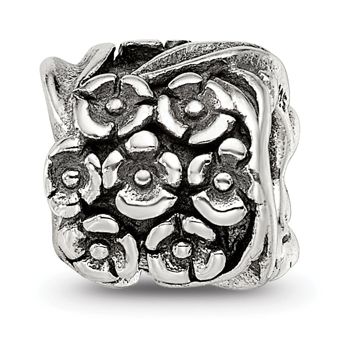 Sterling Silver Reflections Floral Bead Main image