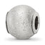 Sterling Silver Reflections Grey Laser Cut Bead