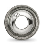 Sterling Silver 925 Hollow Bead with Laser Cut Design  Elegant and Versatile