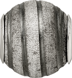 Sterling Silver 925 Hollow Bead with Laser Cut Design  Elegant and Versatile