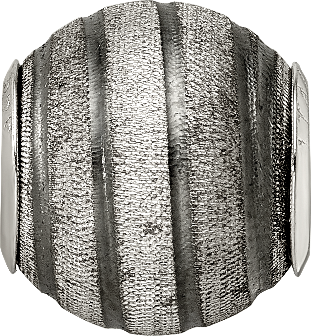 Sterling Silver 925 Hollow Bead with Laser Cut Design  Elegant and Versatile
