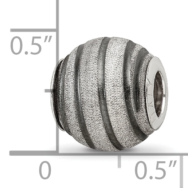 Sterling Silver 925 Hollow Bead with Laser Cut Design  Elegant and Versatile