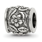 Sterling Silver Reflections Floral Bead
