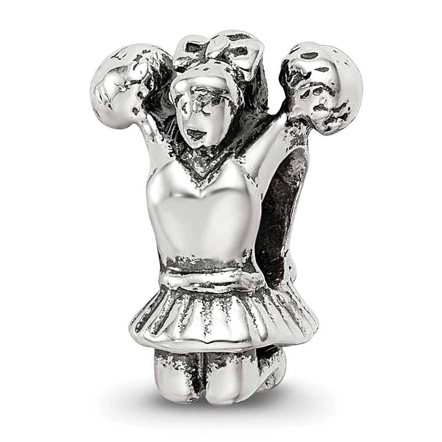Sterling Silver Reflections Cheerleader Bead Main image