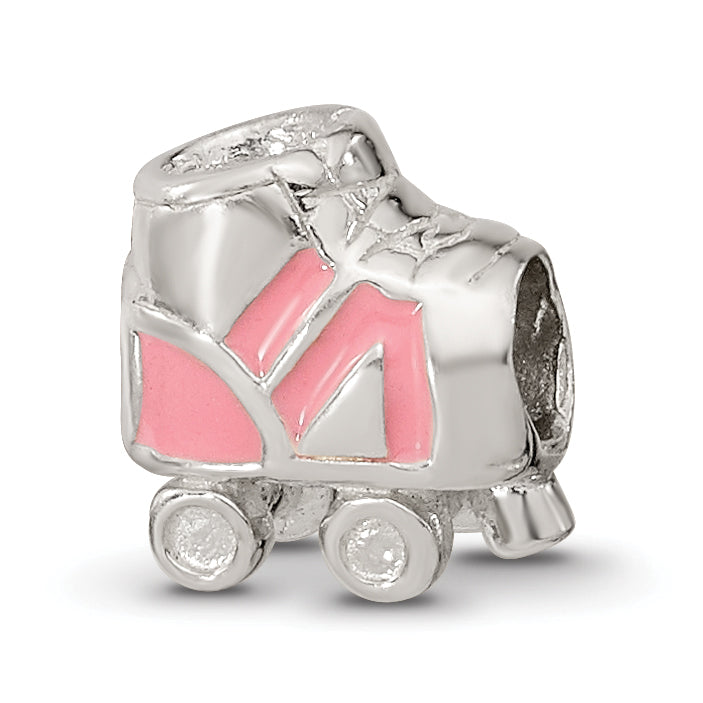 Sterling Silver Reflections Kids Enameled Rollerskate Bead Main image