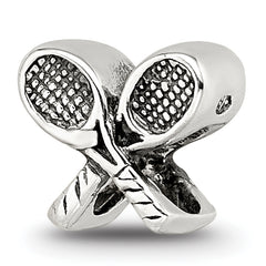 Sterling Silver Reflections Kids Tennis Racquets Bead