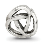Sterling Silver 925 Antiqued Bali Bead with Fancy Design 10mm