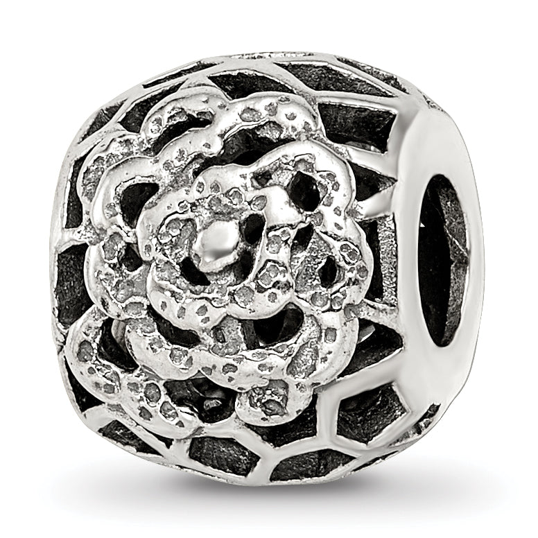 Sterling Silver Reflections Flower Bali Bead Main image